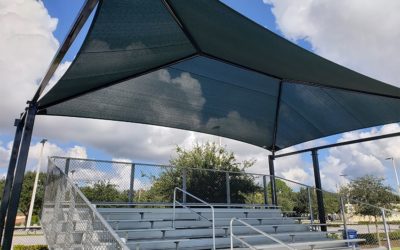 Bleacher Shade Structure Options