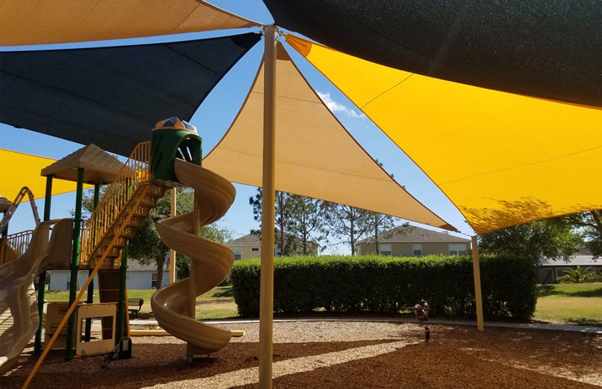 Park And Recreation Shade Structure, Playground Shade Sails Cost