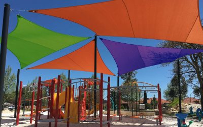 Childcare shade sails